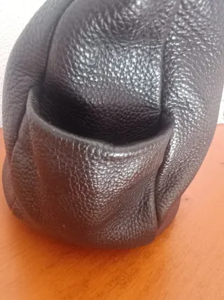 Bolso de piel Furla marrón oscuro