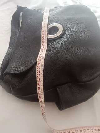 Bolso de piel Furla marrón oscuro
