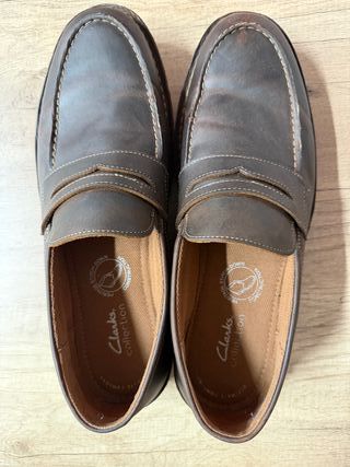 Zapatos Clarks Marrones Talla 46
