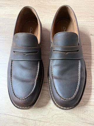 Zapatos Clarks Marrones Talla 46