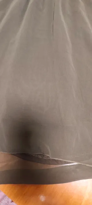 Vestido sin mangas gris