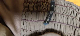 Vestido sin mangas gris