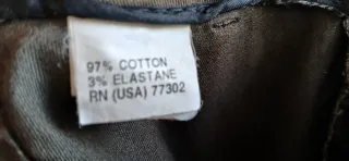 Pantalones rectos elásticos Marrones.