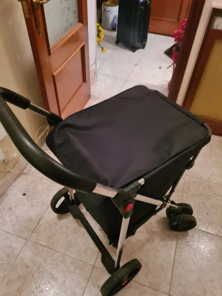 Carro de la compra negro