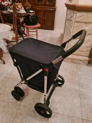 Carro de la compra negro