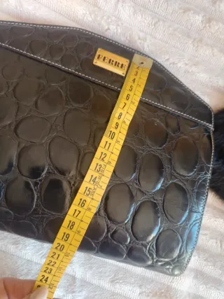 Borsa vintage Gianfranco Ferre pelle coccodrillo