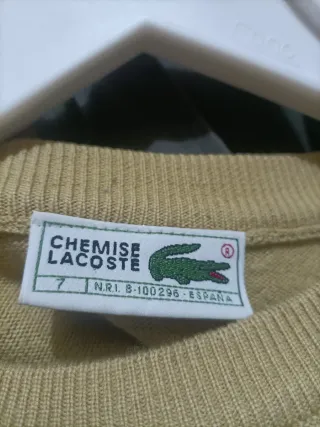 Jersey Lacoste Hombre Beige Talla XXL