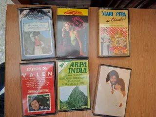 Lote 6 Casetes: Valen, Mari Pepa, Arpa India