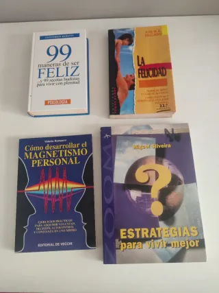 Lote de 4 libros de autoayuda