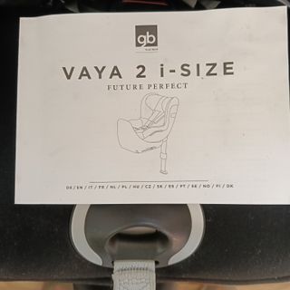 Silla coche gb Vaya 2 I-size 0-4 a + funda