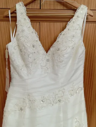 Vestido de Novia Nicole Fashion Group Blanco