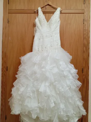 Vestido de Novia Nicole Fashion Group Blanco