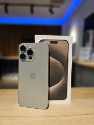 IPHONE 15 PRO MAX 256GB TITANIUM 100% BATTERIA