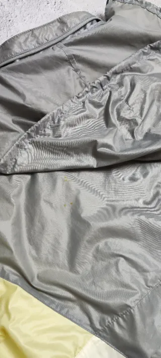 Chaqueta Cortavientos Adidas Vintage Gris/Amarillo