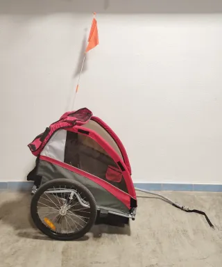 Remolque bicicleta niño