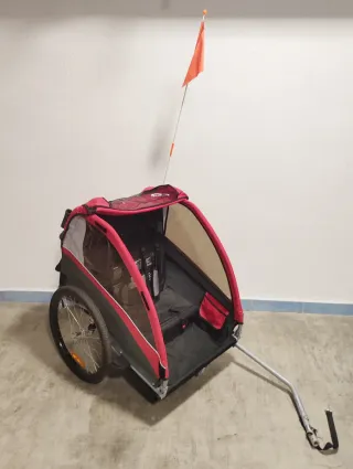 Remolque bicicleta niño