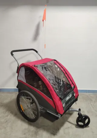 Remolque bicicleta niño