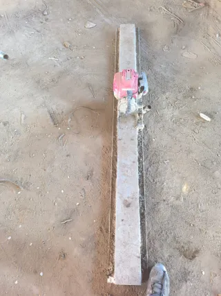 Regla vibratoria para hormigón