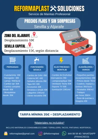 Reparaciones del hogar, manitas