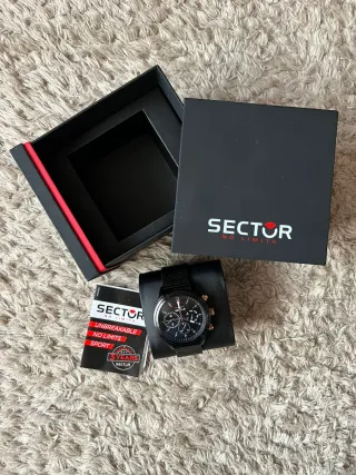 Orologio Uomo Sector Nero e Oro