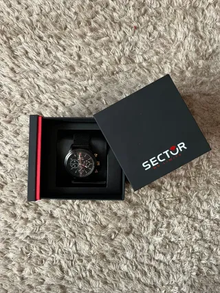 Orologio Uomo Sector Nero e Oro