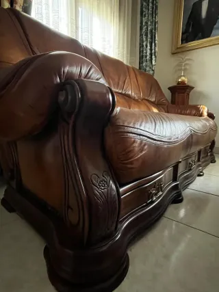 Comedor rústico macizo completo