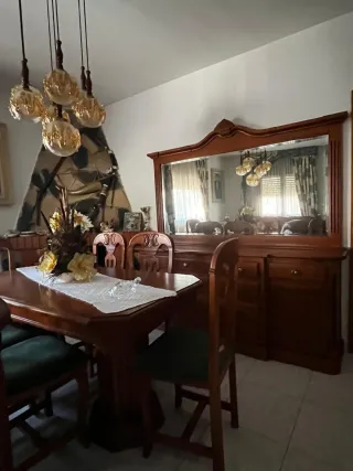 Comedor rústico macizo completo