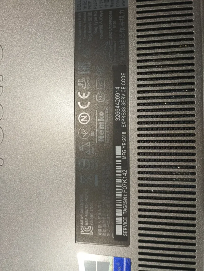 Dell Vostro 15 5568 i5 8gb m2 256gb afbeelding 4