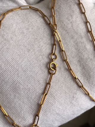 Cadena Chapada Oro + Regalo