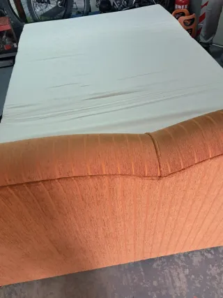 Sofá Cama Tela Marrón