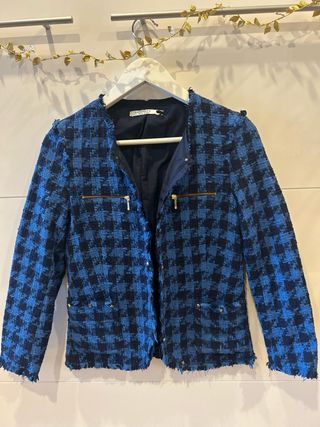 Chaqueta Tweed Stradivarius Talla M