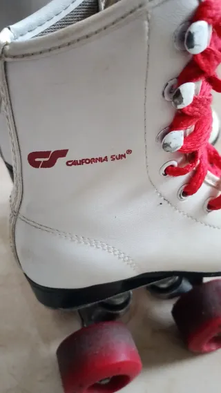 Patines cuero blancos talla 29