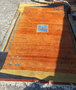 Tappeto in Lana Stile Gabbeh 200x300