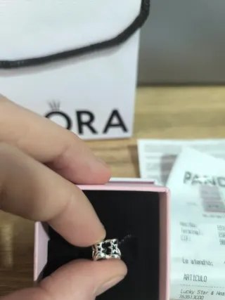 Charm Pandora Corazón y Estrella con garantía