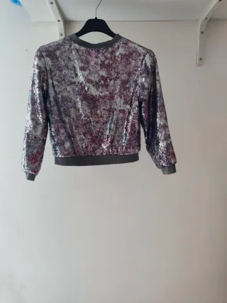 Giacca bambina paillettes