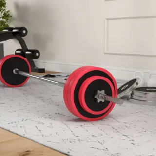 Barra + Discos Pesas 50kg