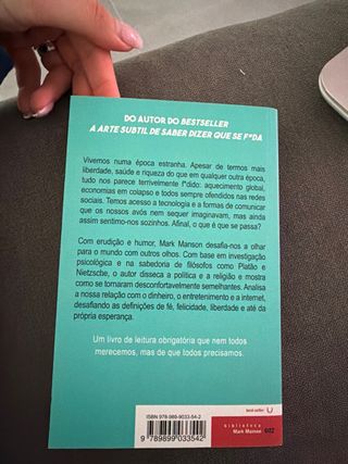 Livro Está Tudo Fodido Mark Manson