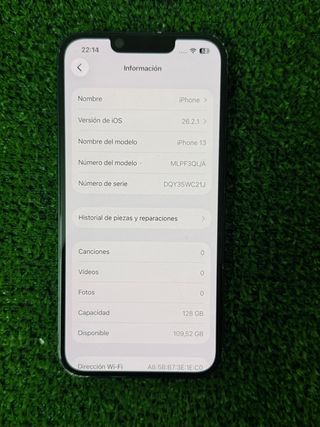 iPhone 13 Blu Marino 128GB 100% batteria