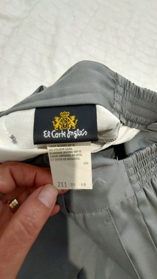 Traje comunión niño azul y gris