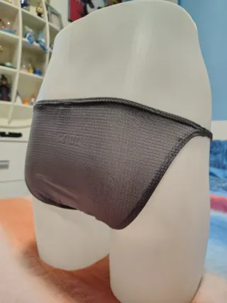 Slip grigio elasticizzato taglia M