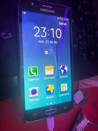 5 Móviles Samsung Negros/Violetas