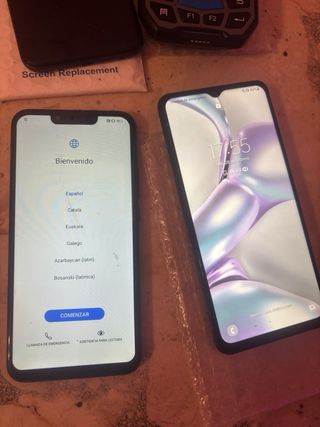 5 Móviles Samsung Negros/Violetas