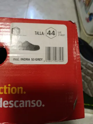 Zapatos de seguridad negros para hombre