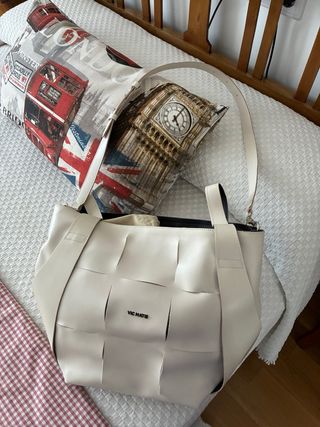 Bolso Vic Matie blanco tejido