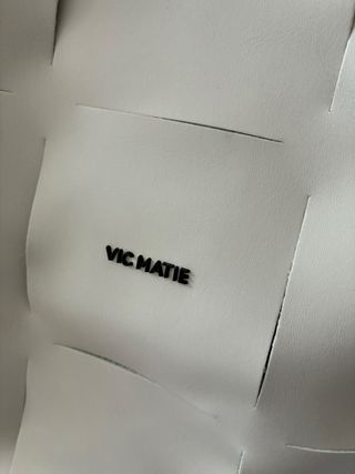 Bolso Vic Matie blanco tejido