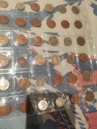Monedas de Inglaterra todos los años 120 monedas