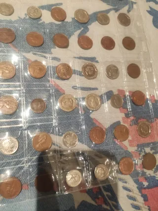 Monedas de Inglaterra todos los años 120 monedas