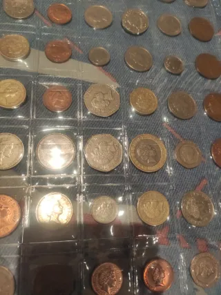 Monedas de Inglaterra todos los años 120 monedas