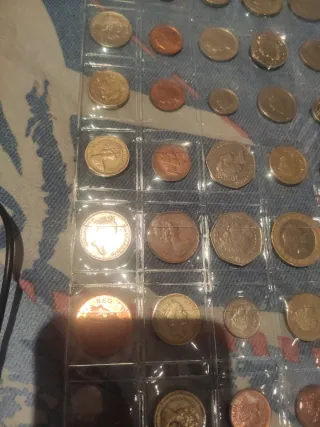 Monedas de Inglaterra todos los años 120 monedas