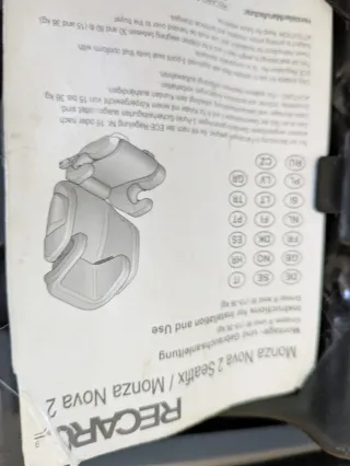 Silla de coche Recaro Monza Nova